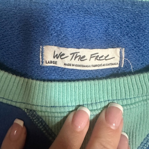 Free People Classic Colorblock Crewneck - Picture 8 of 8